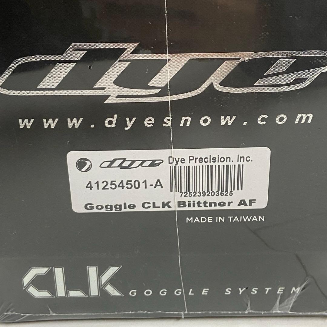 新品・未開封⭐️dye CLK スノボードゴーグル　シルバー