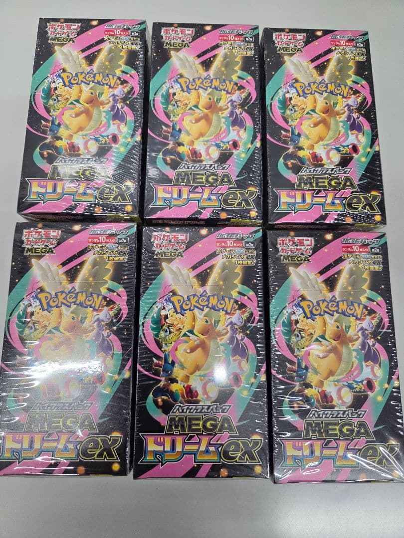 ポケモン カード　MEGAドリームEX6BOX　シュリンク付