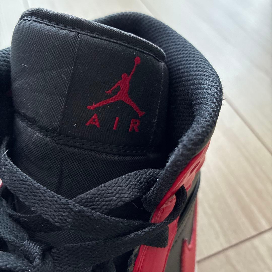 Air Jordan ミッドカットスニーカー 赤/黒