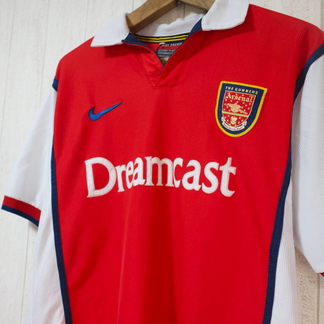 90s NIKE イングランド製　アーセナル　オフィシャルtシャツ