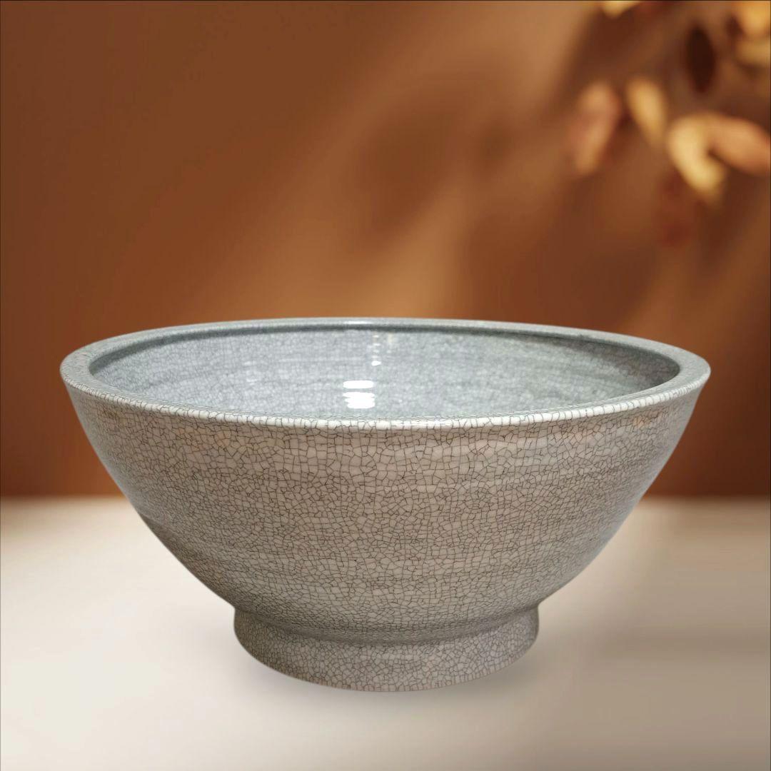 有田焼　飾り鉢　大鉢　深鉢　置物　深山作　インテリア　陶器　床の間　骨董　大きめ