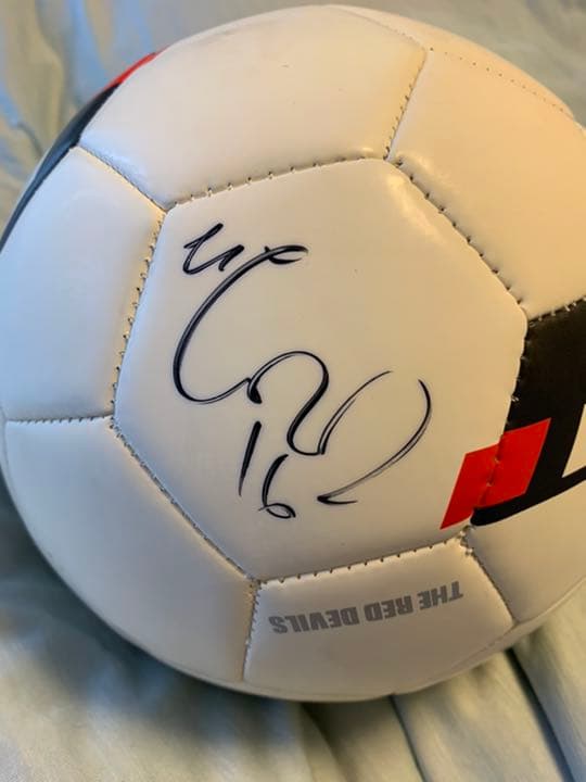 マンチェスターユナイテッド サッカーボール 香川・キャリック・スモーリング