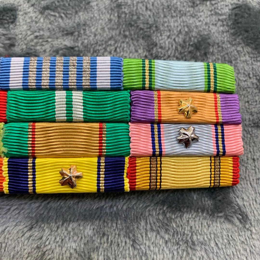 希少　自衛隊　防衛記念章　12個　金星2個銀星2個台付