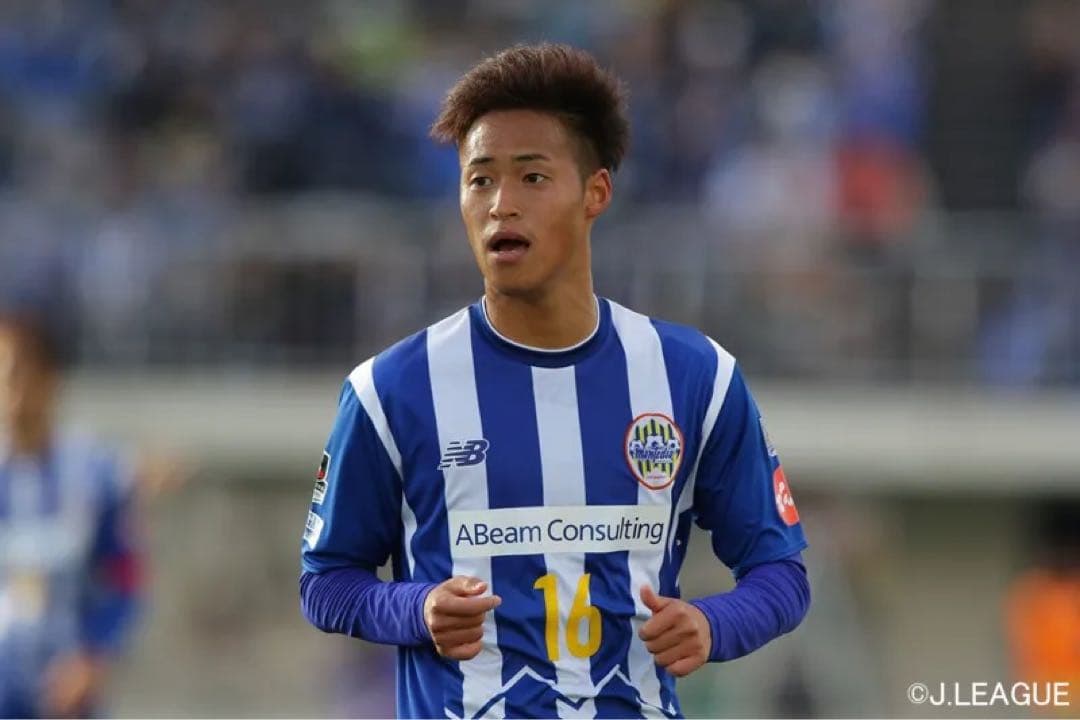 サッカー　モンテディオ山形　小林成豪 #16　ユニフォーム　大分トリニータ
