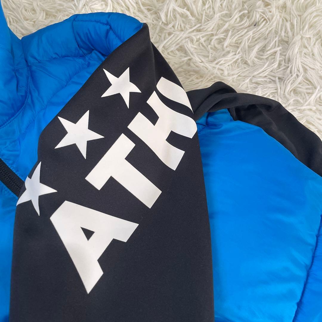 極美品！ATHLETAアスレタ中綿ウォームジャケットS防寒サッカーフットサル