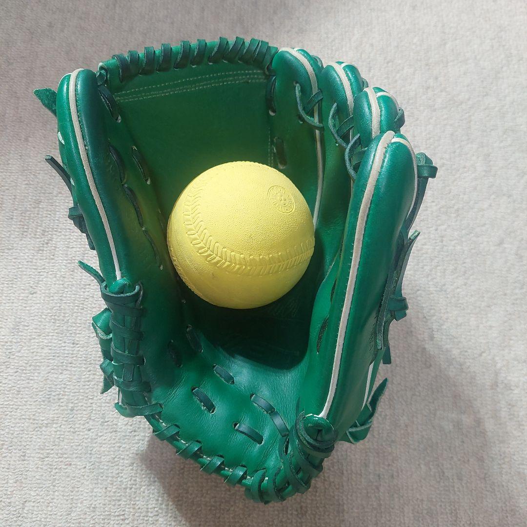ZETT グローブ グラブ　投手用　グリーン　大幅値引きあり
