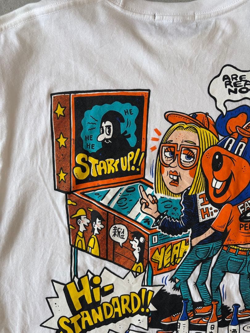 ハイスタンダード HI-STANDARDバンドTシャツ バンT ハイスタツアーT