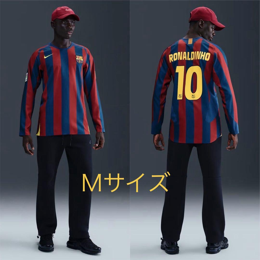 FCバルセロナ2005/06リイシュー ロナウジーニョ Mサイズ