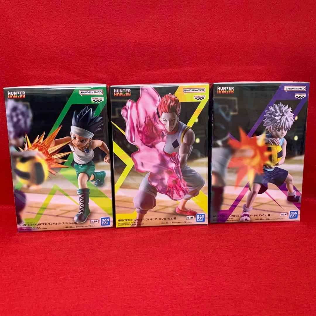 HUNTER×HUNTER G.I.編 キルア ゴン ヒソカ 三種セット