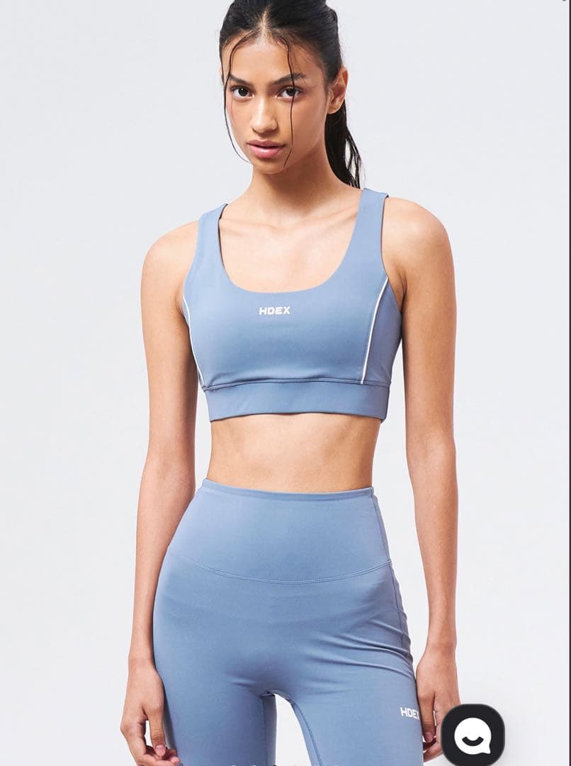 HDEX 上下セット ブルー Womens Support Piping