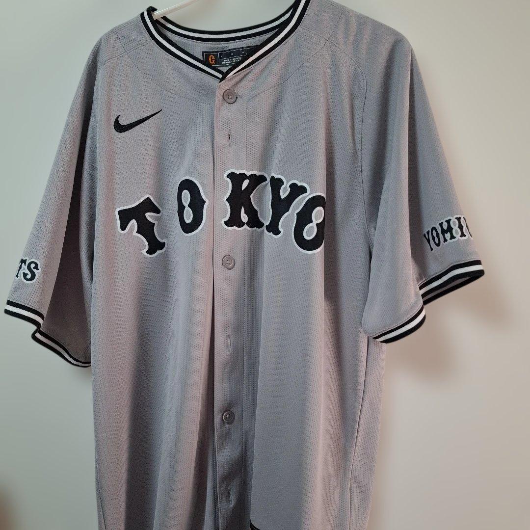 新品　吉川尚輝　サイン入り　ユニフォーム　ビジター　M
