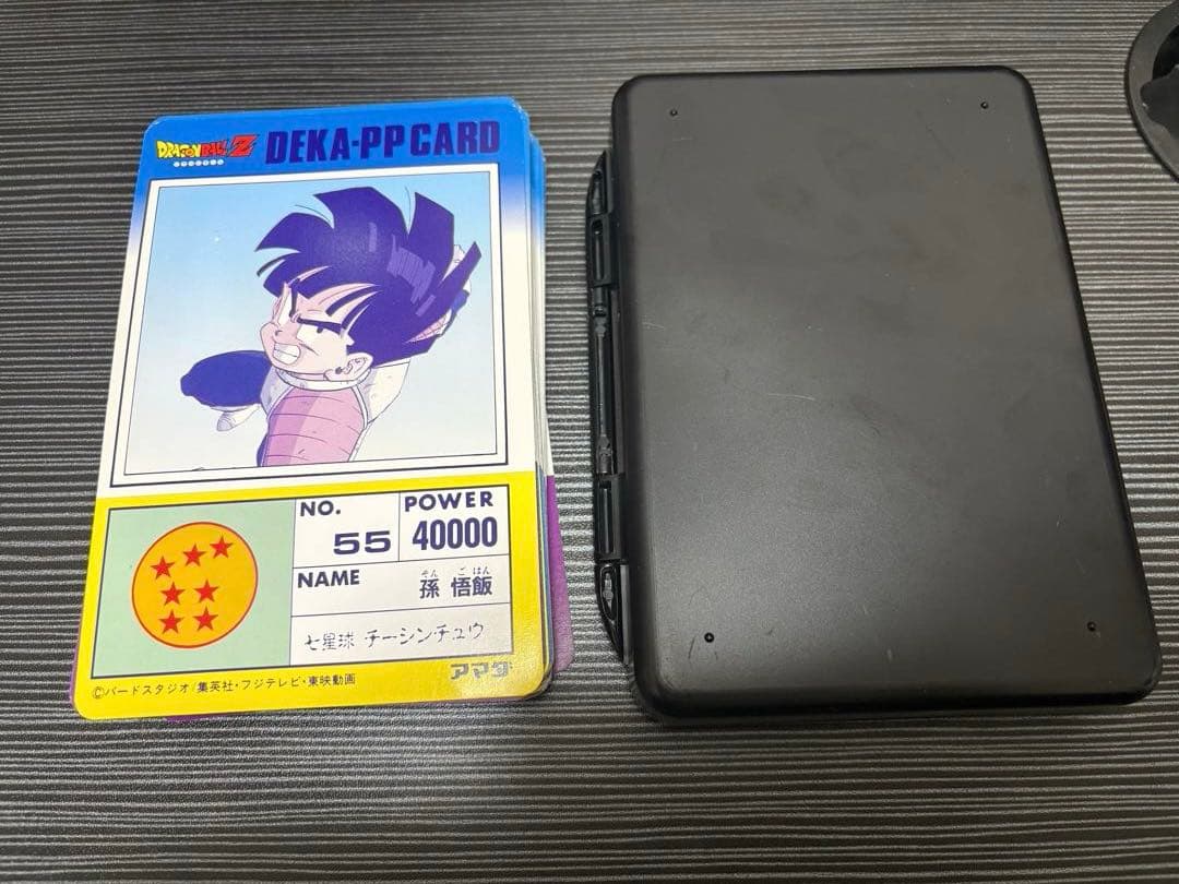 ドラゴンボール　デカppカードセット　ケース付き
