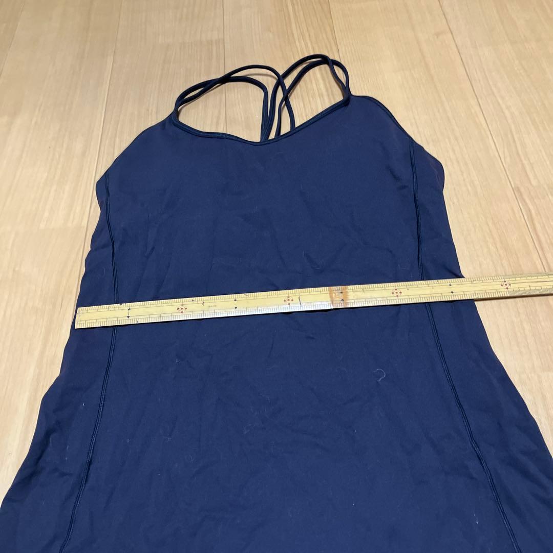 Lululemon 黒 ヨガウェア ストラップデザイン　M〜LL