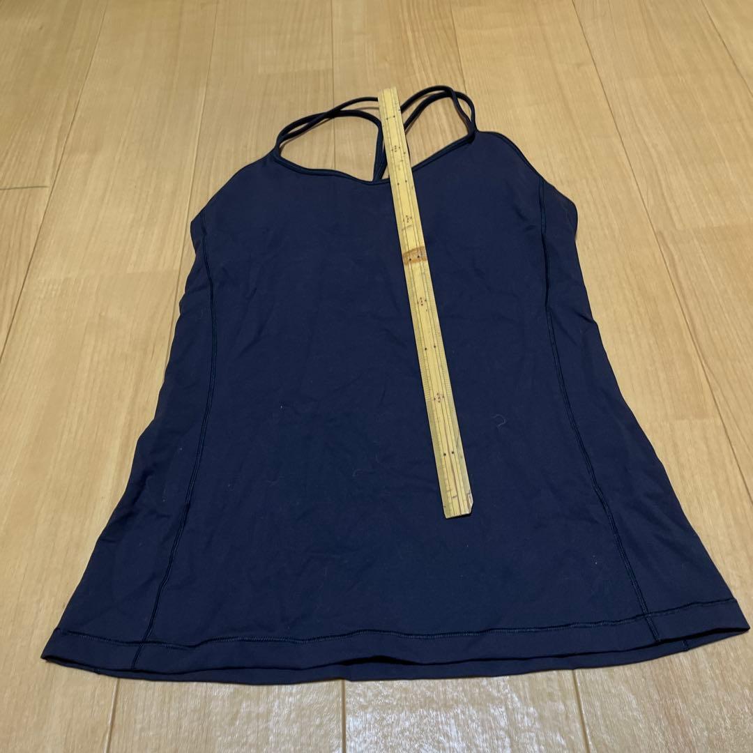 Lululemon 黒 ヨガウェア ストラップデザイン　M〜LL