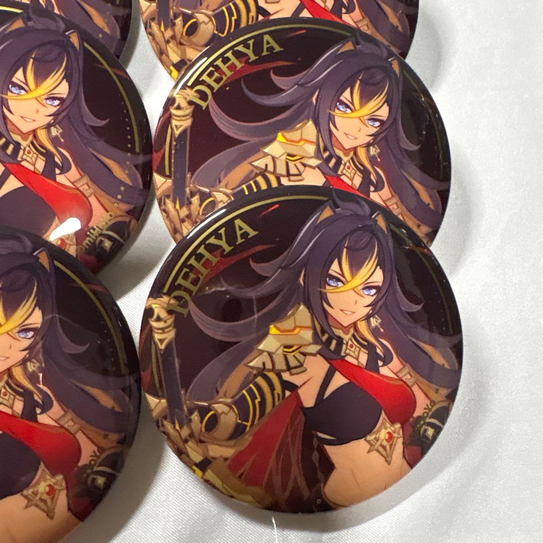 W 原神 ディシア 七聖召喚 缶バッジ 公式正規品 48個 まとめ