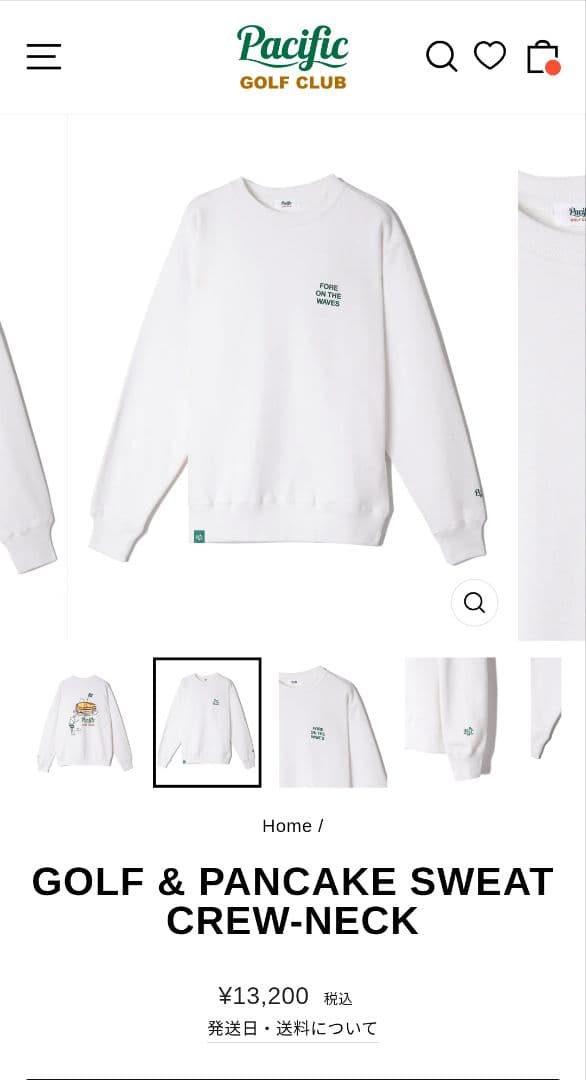 Pacific Golf Club ゴルフ＆パンケーキセーター