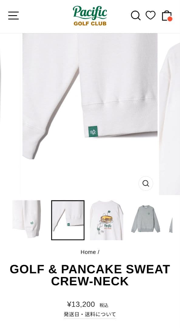 Pacific Golf Club ゴルフ＆パンケーキセーター