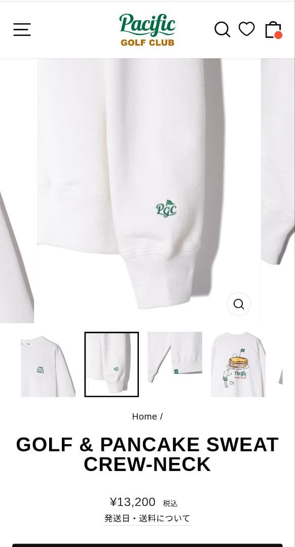 Pacific Golf Club ゴルフ＆パンケーキセーター