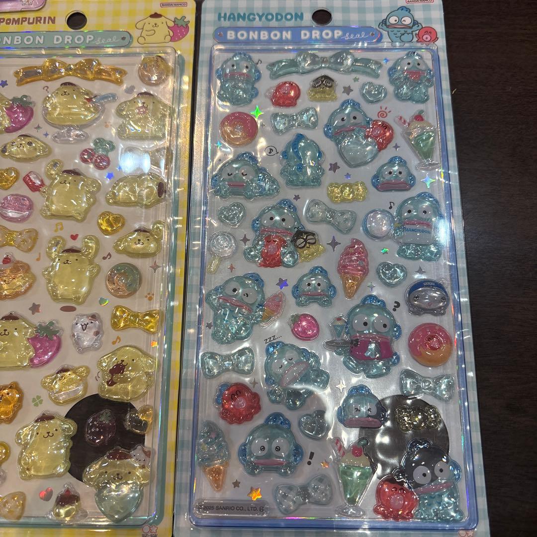 正規品★ボンドロ　サンリオ　7種　ボンボンドロップシール　第二弾