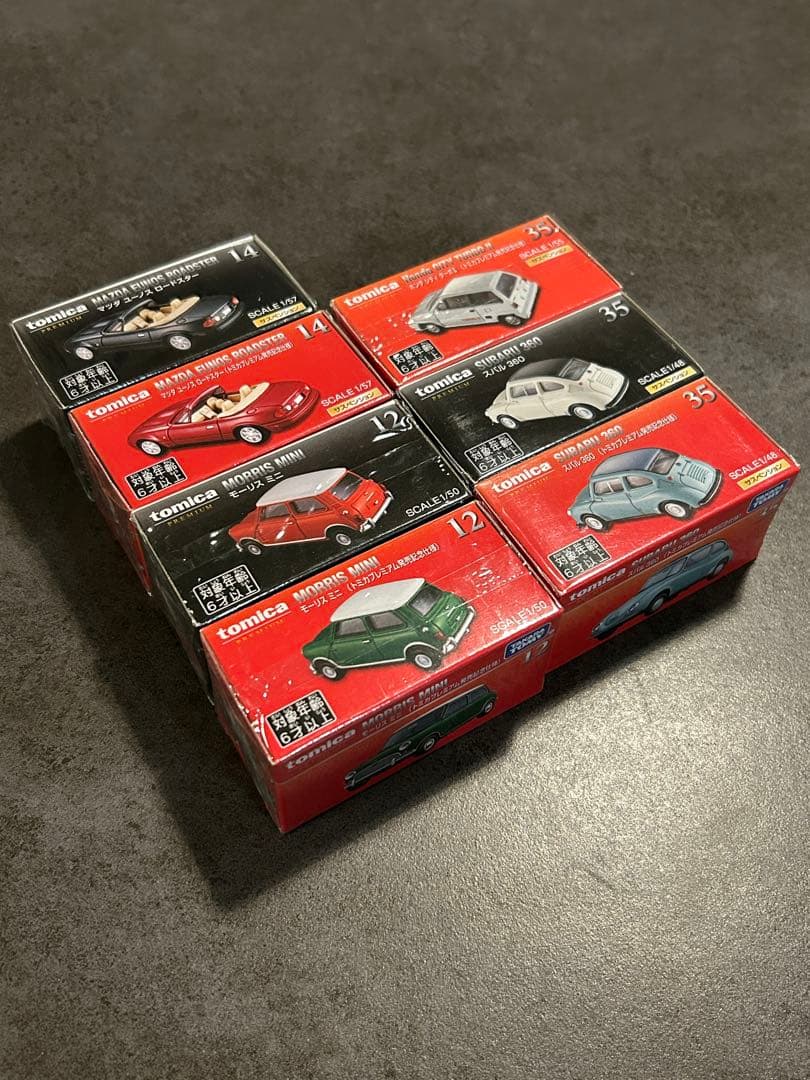 Y*I様 【新品未開封】ロードスター／モーリスミニ／スバル360 7台セット