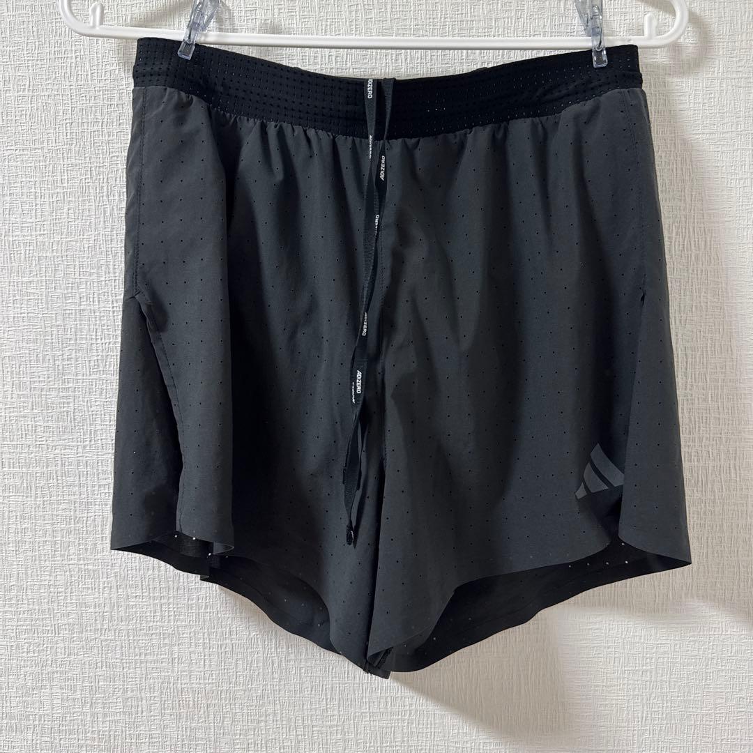 ■adidas ADIZERO シングレット 赤M アディゼロ