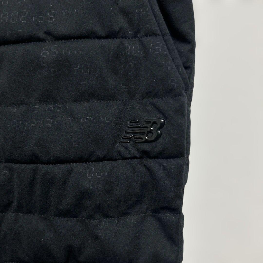 美品 ニューバランスゴルフ 中綿パンツ 黒 サイズ3 メンズ NBロゴ 撥水