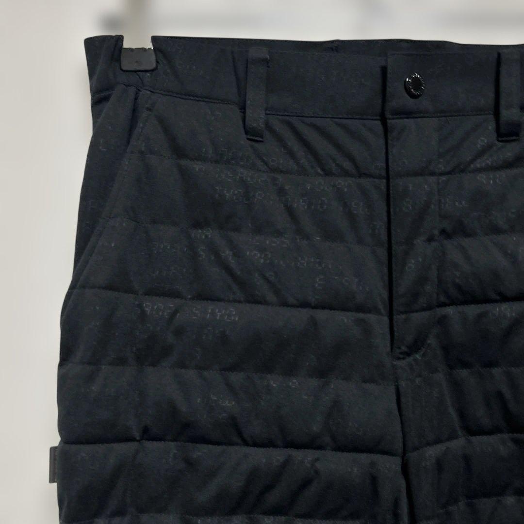 美品 ニューバランスゴルフ 中綿パンツ 黒 サイズ3 メンズ NBロゴ 撥水