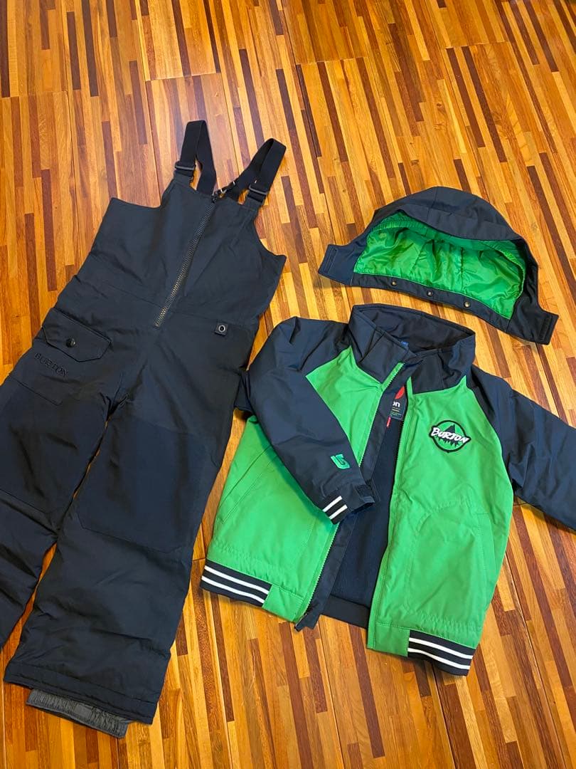 Burton キッズ 4T スノーボードウェア上下セット