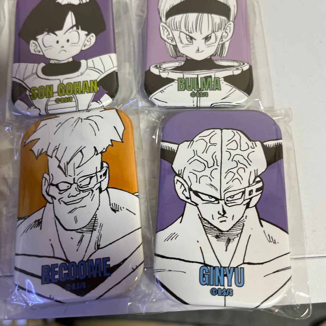 ドラゴンボール　40th記念フェア　スクエア缶バッジ　全種セット