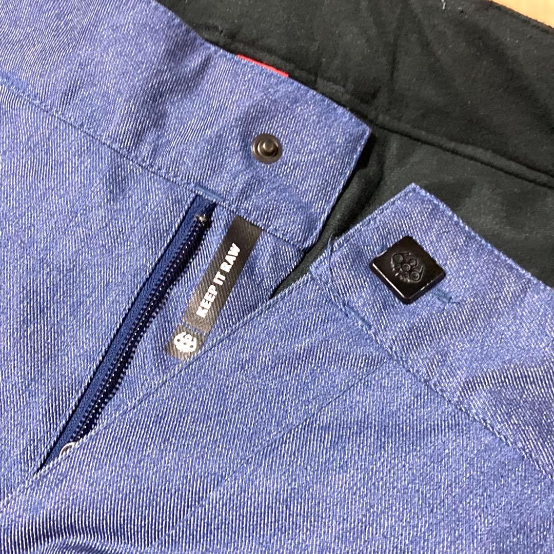 美品✨686スノーボード パンツ デニムカラー Lサイズ ロクハチロク