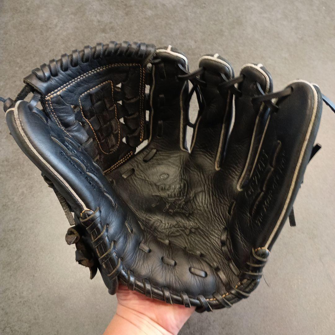 Rawlings 軟式グローブ 黒 大人用　ピッチャー用