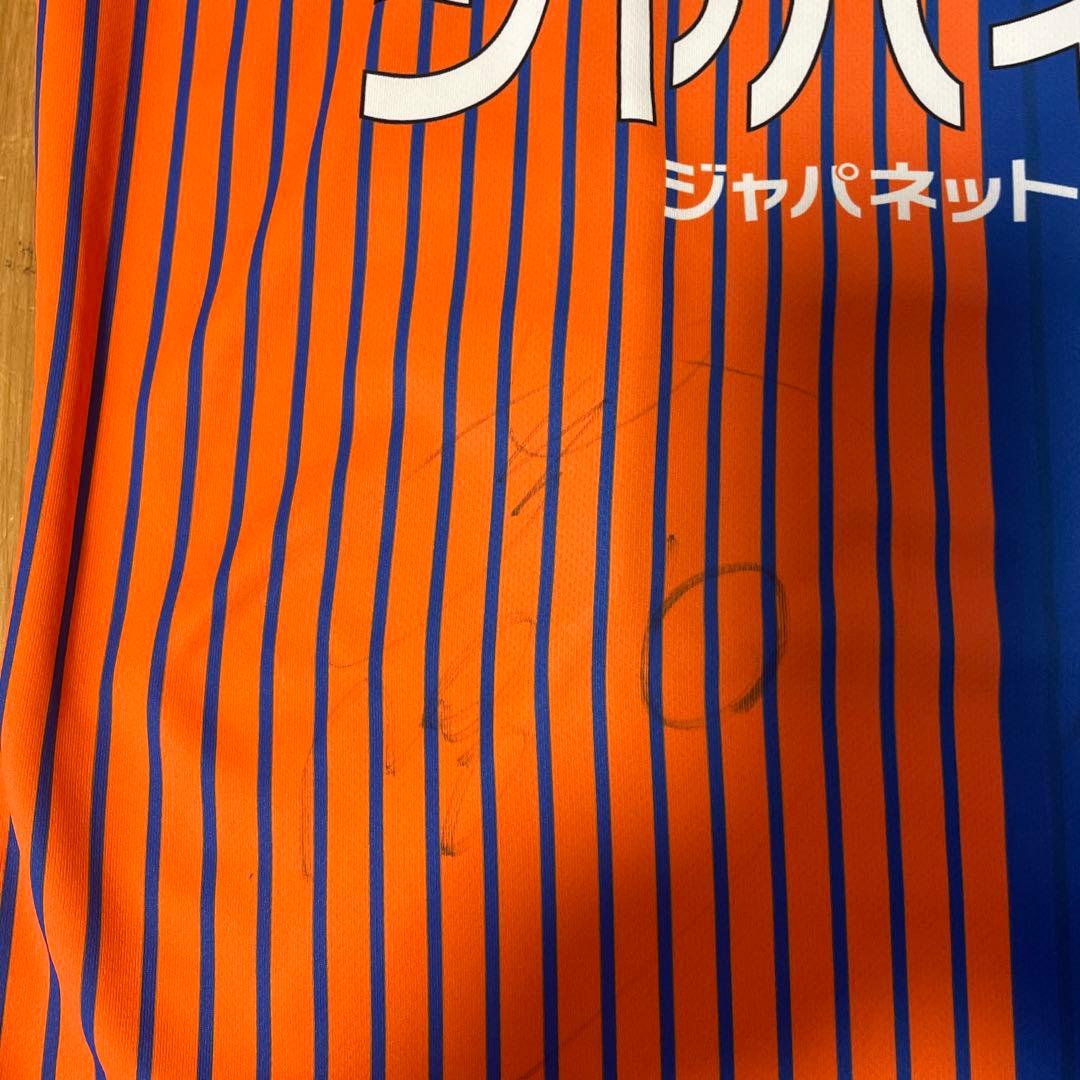 vファーレン長崎　応援グッズ　 サッカーシャツ　L 中村慶太サイン入り　レア