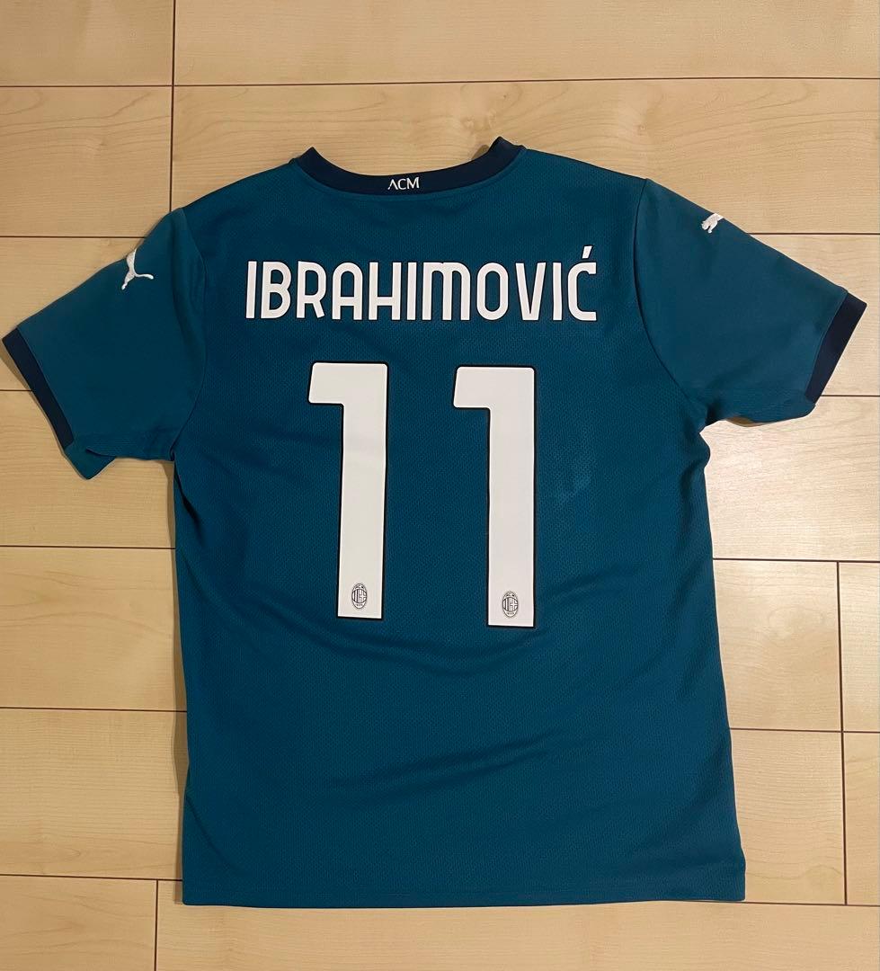 イタリアサッカーユニフォームセリエAプーマACミランイブラヒモヴィッチ水色ACM