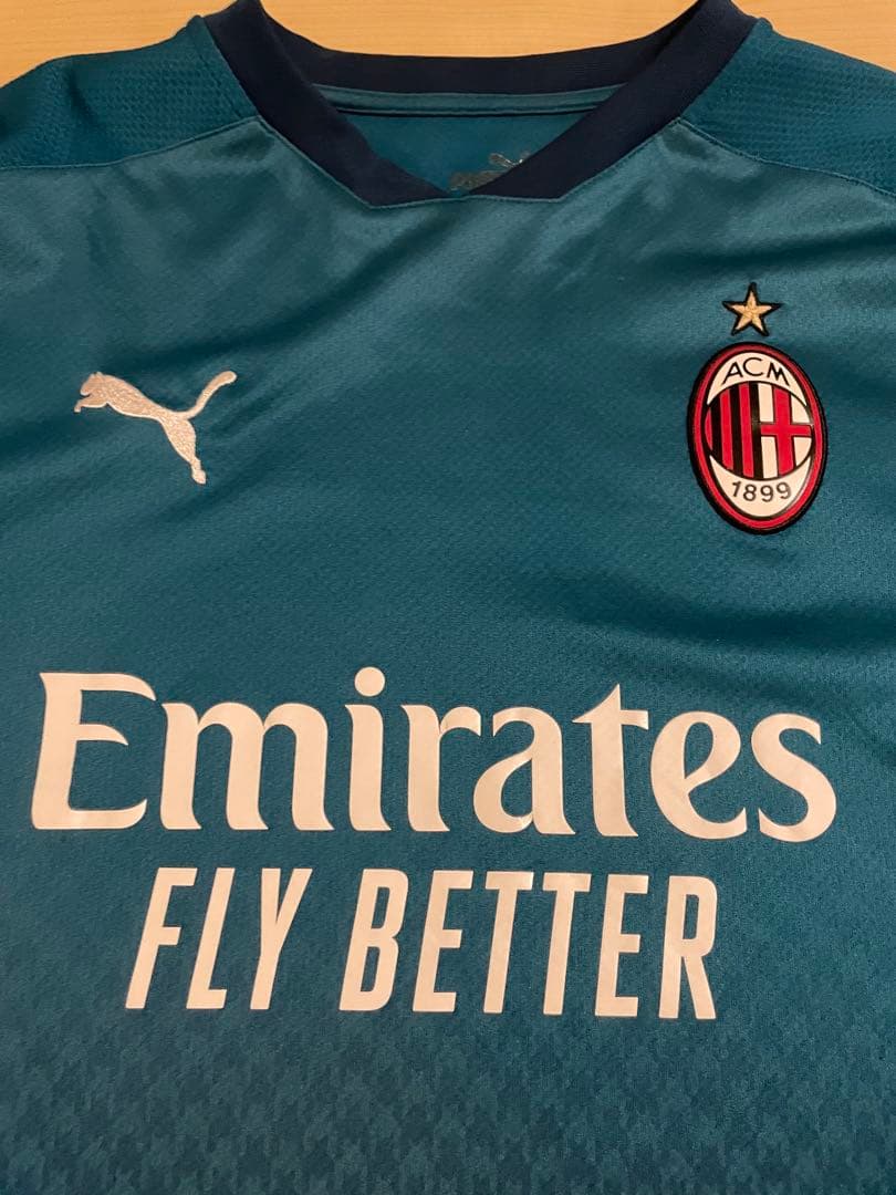 イタリアサッカーユニフォームセリエAプーマACミランイブラヒモヴィッチ水色ACM