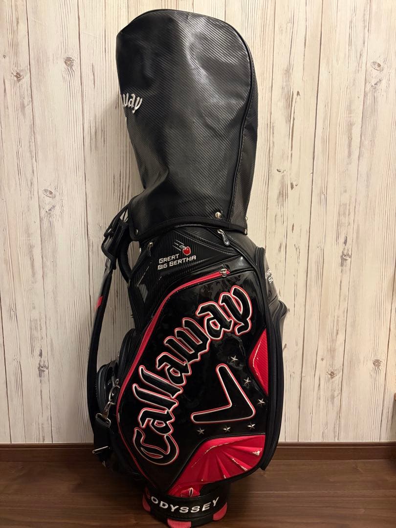 Callaway Odyssey キャディバッグ ブラック/レッド