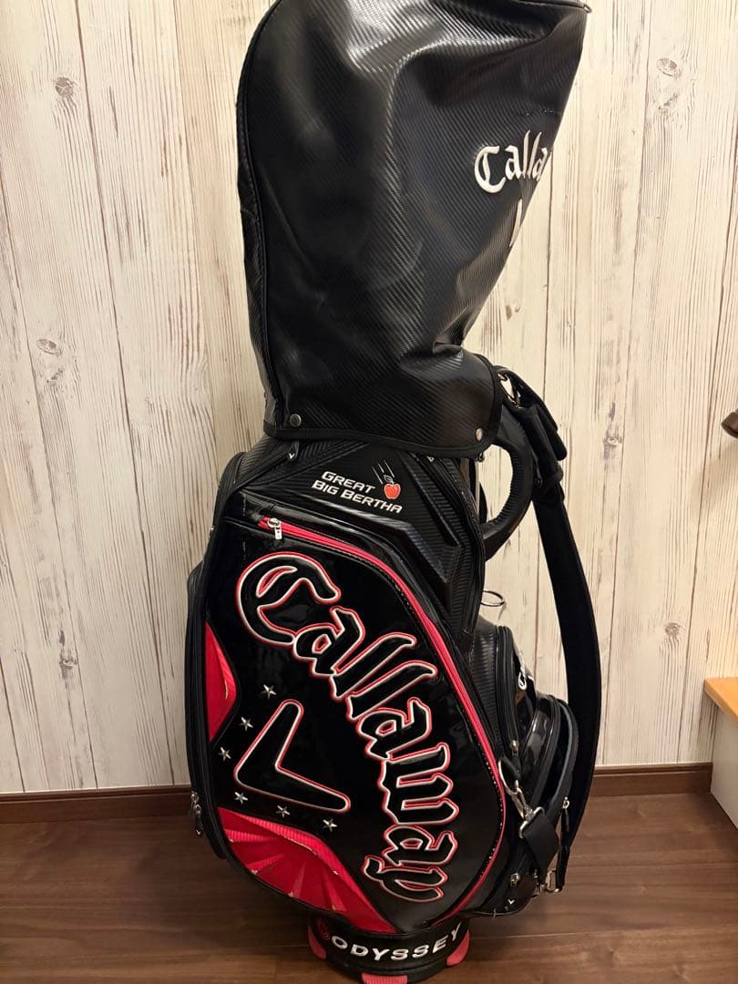Callaway Odyssey キャディバッグ ブラック/レッド