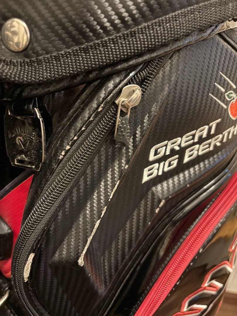 Callaway Odyssey キャディバッグ ブラック/レッド