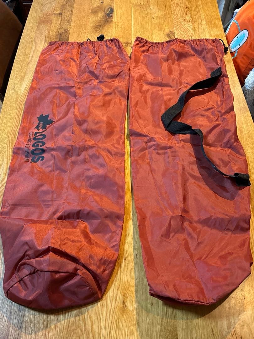 【12/15まで】LOGOS 折りたたみアウトドアチェア 赤