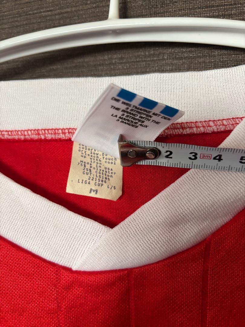 80s 90s adidas アディダス ゲームシャツ LIGA CUP USA