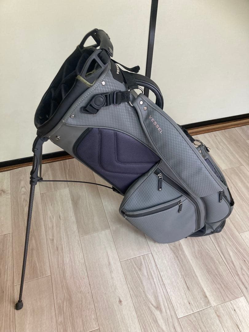 Vessel キャディバッグ グレースタンドフード無し使用感有り