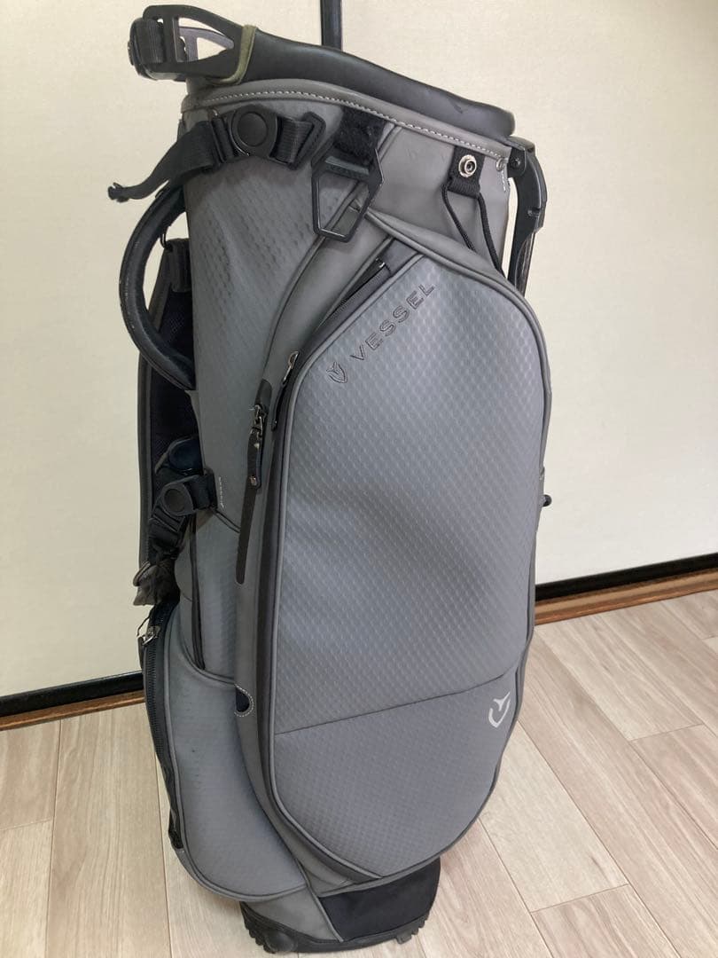Vessel キャディバッグ グレースタンドフード無し使用感有り