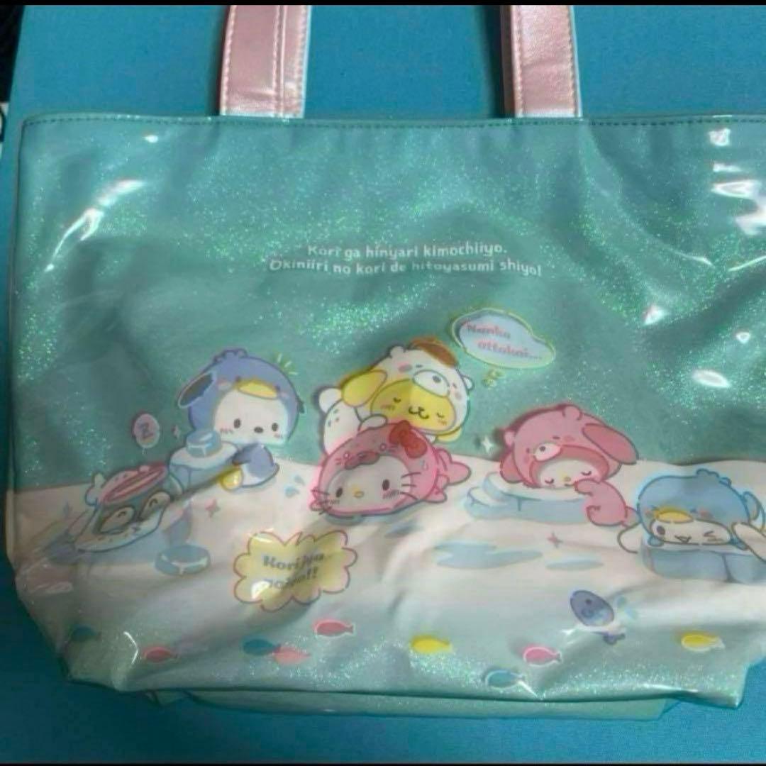 サンリオ　キャラクター　氷シリーズ　ミニトートバッグ　ポーチ　セット
