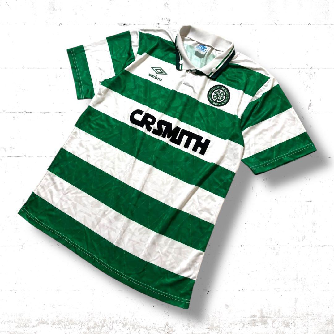 希少　Celtic FC Umbro ユニフォーム89-91 セルティック　L