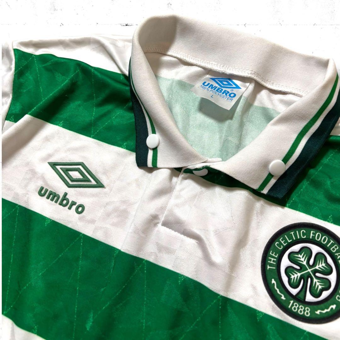 希少　Celtic FC Umbro ユニフォーム89-91 セルティック　L