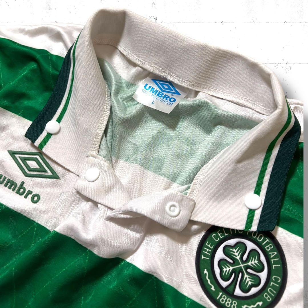 希少　Celtic FC Umbro ユニフォーム89-91 セルティック　L