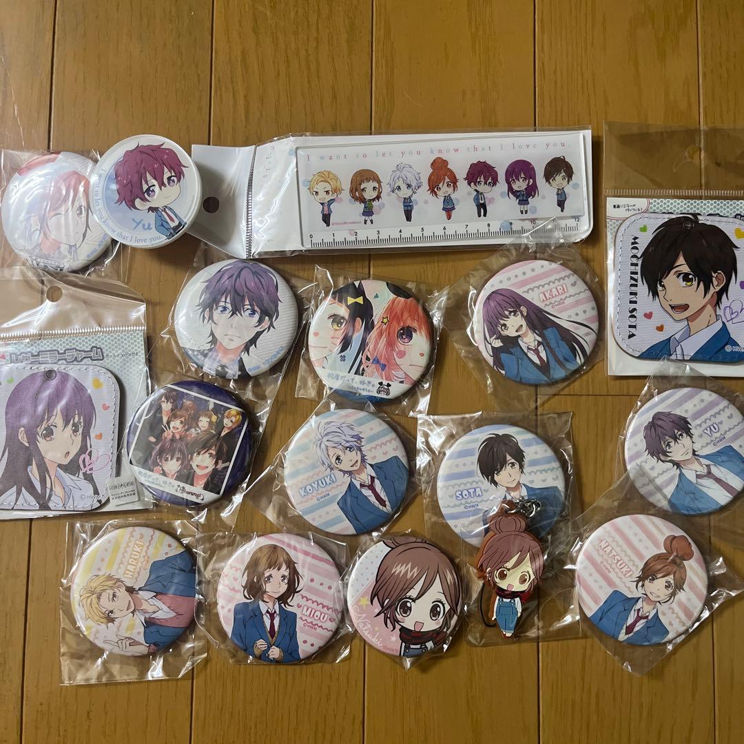 HoneyWorks 文房具セットとバッジコレクション