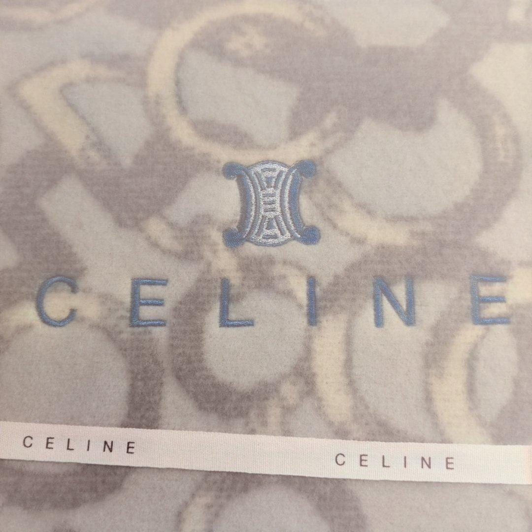 セリーヌ　CELINE　カシミヤ入り毛布