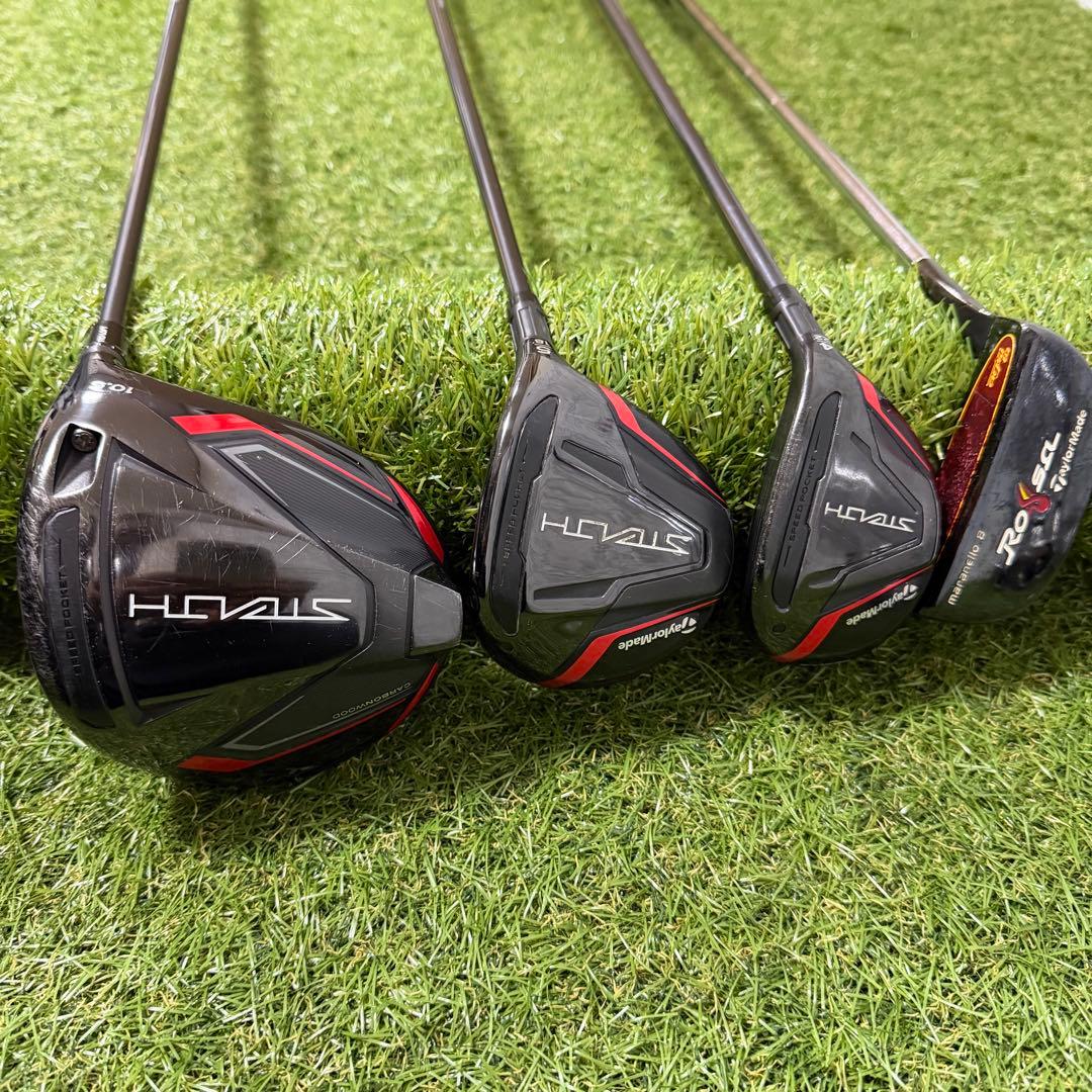 テーラーメイド ステルス×バーナー 豪華１２本セット S 右利き　初心者　中級者