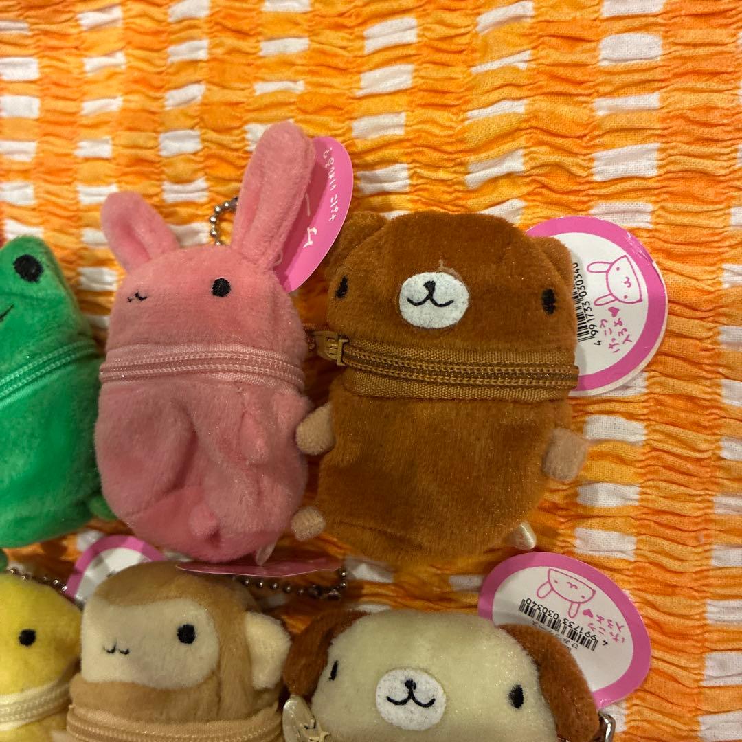 シナダ　平成レトロ　ミニアニマル　マスコットキーチェーン　6こ