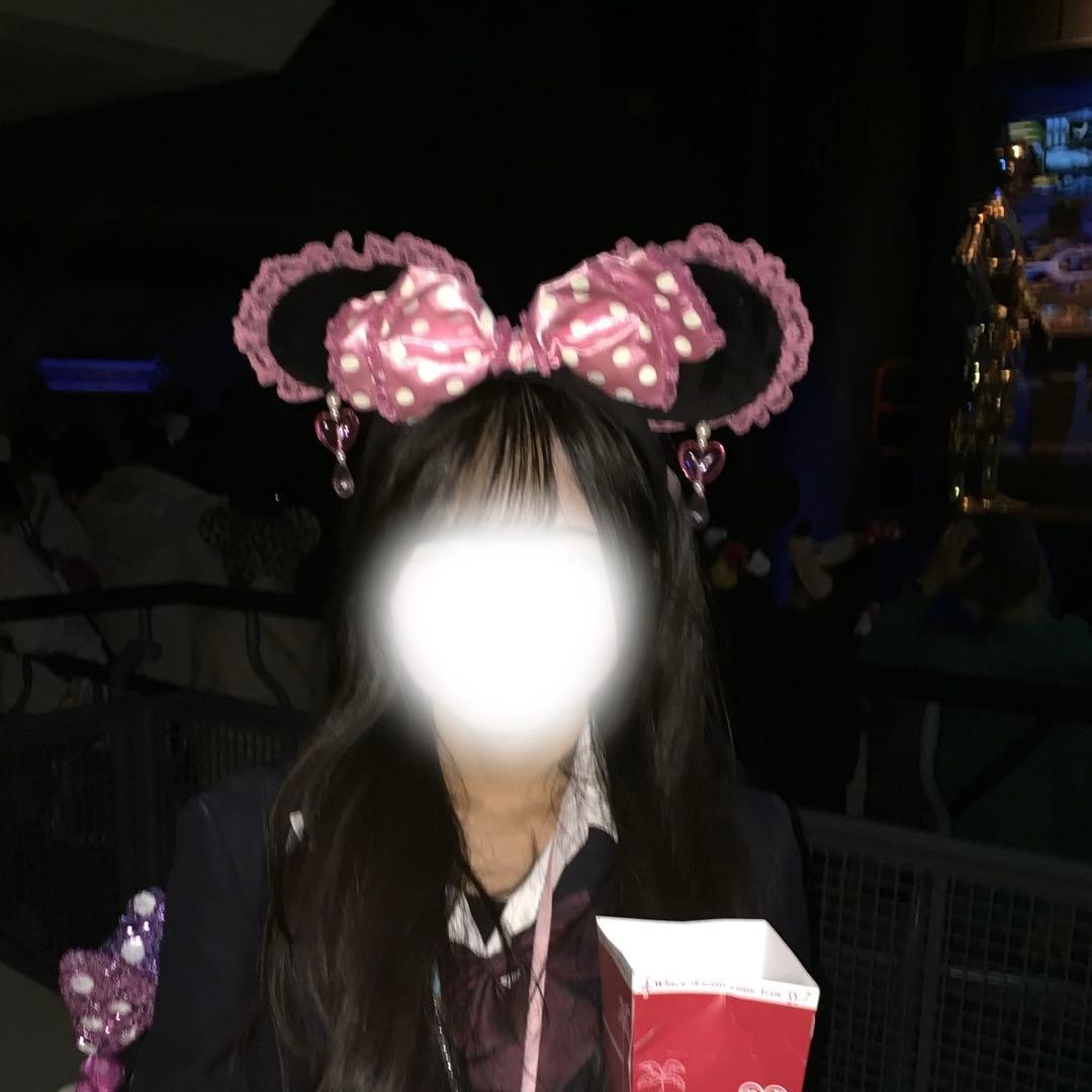 ディズニー ピンク ドット レース イヤリングカチューシャ